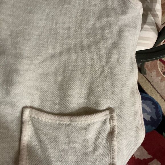 VINTAGE Reunion Cream and Tan Cardigan Sweater with Textured Fabric 80’s - Picture 2 of 4